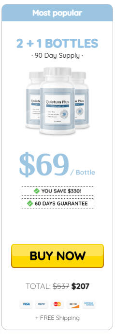 Quietum Plus 3 bottle